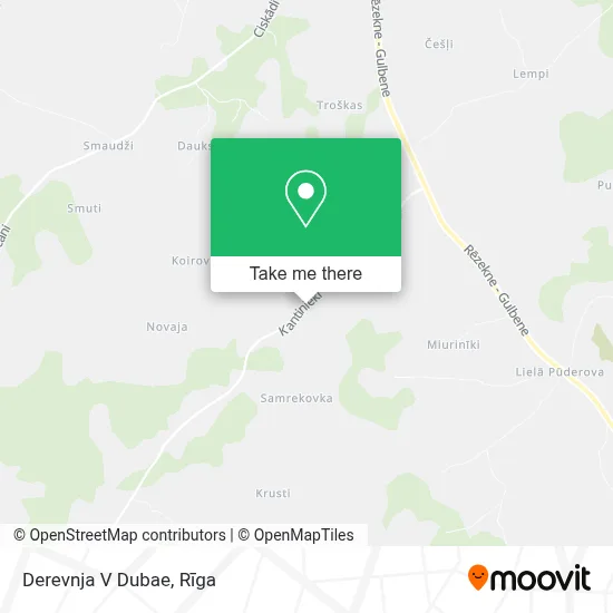 Derevnja V Dubae map