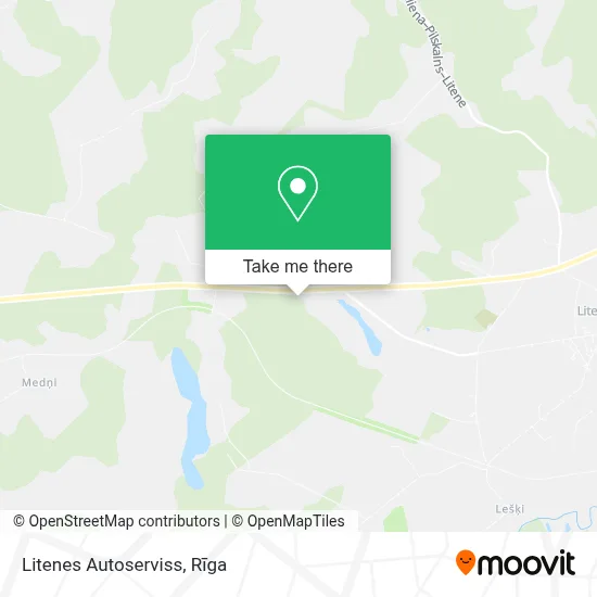 Litenes Autoserviss map
