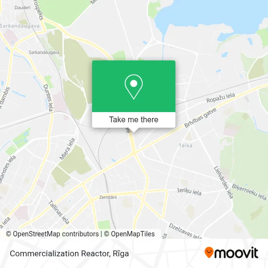 Commercialization Reactor map