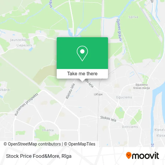 Stock Price Food&More map