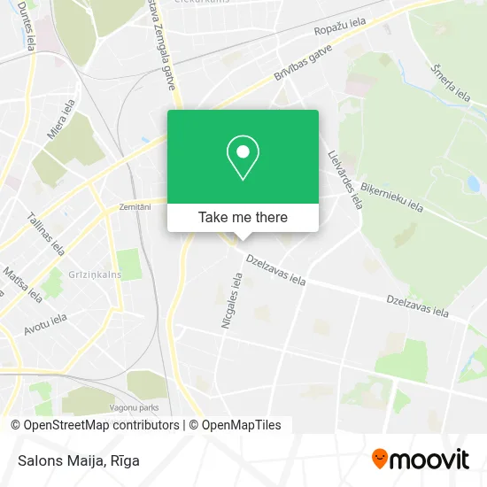 Salons Maija map
