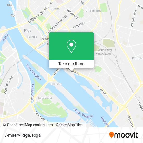 Amserv Rīga map
