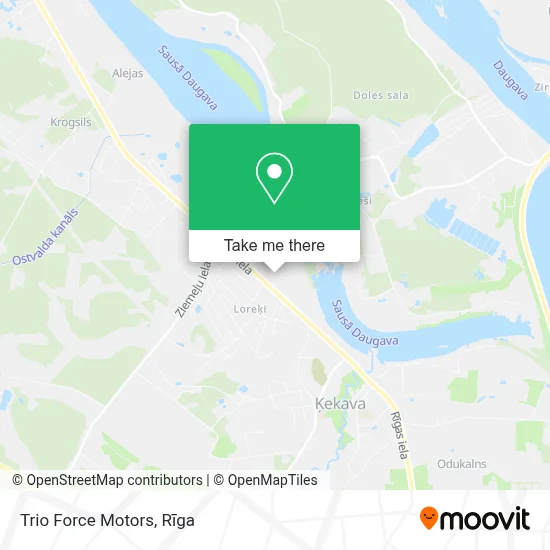 Trio Force Motors map