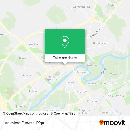 Valmiera Fitness map