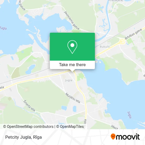 Petcity Jugla map