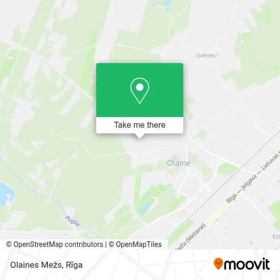 Olaines Mežs map