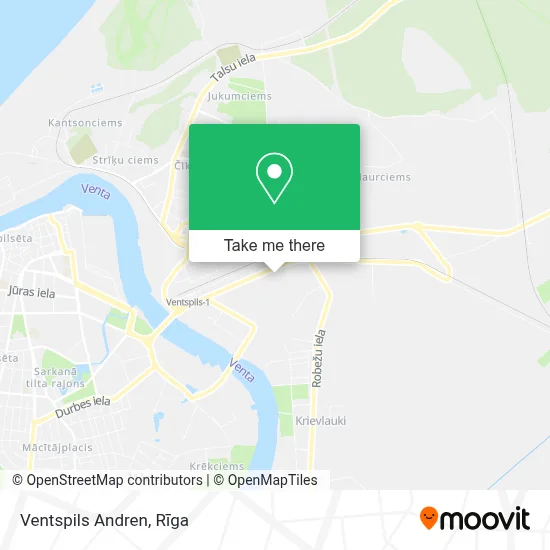 Ventspils Andren map