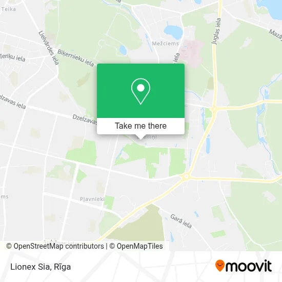Lionex Sia map