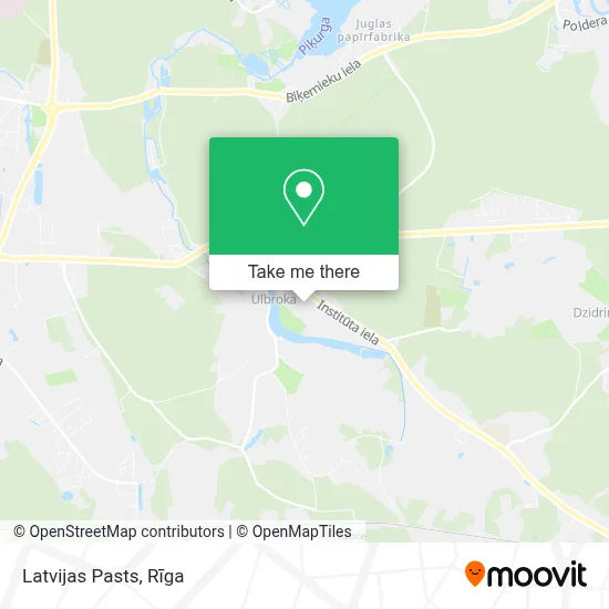 Latvijas Pasts map