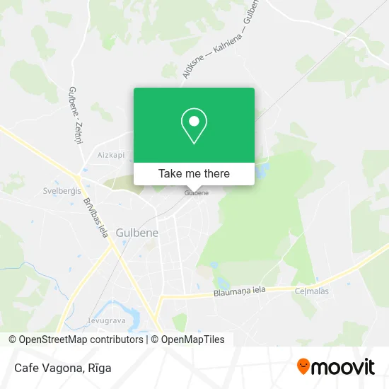 Cafe Vagona map