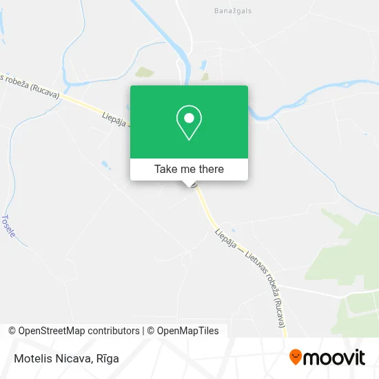 Motelis Nicava map