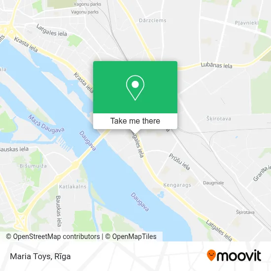 Maria Toys map