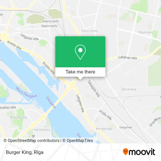 Burger King map