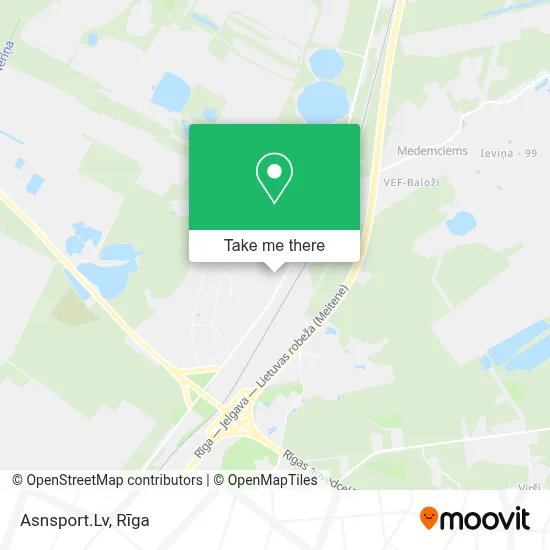 Asnsport.Lv map