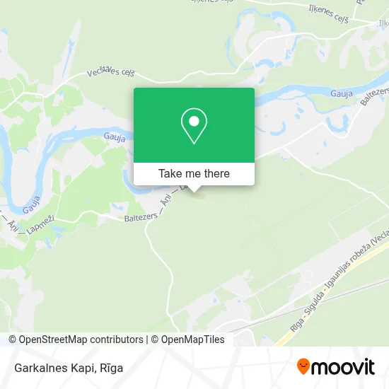 Garkalnes Kapi map