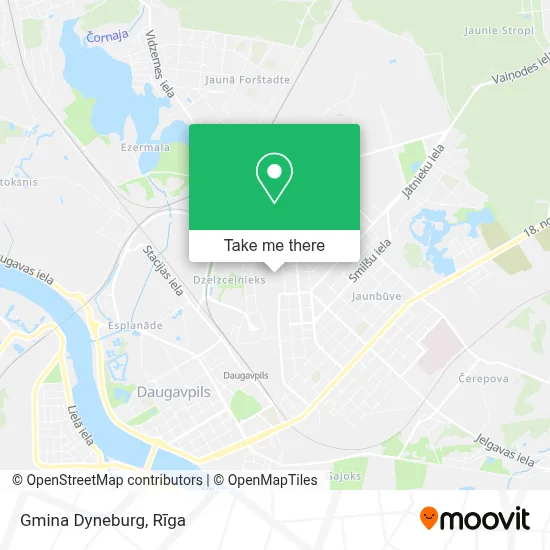 Gmina Dyneburg map