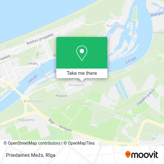 Priedaines Mežs map