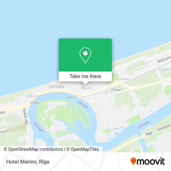 Hotel Marino map