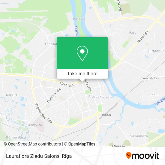 Lauraflora Ziedu Salons map