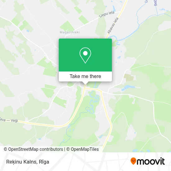 Reķinu Kalns map