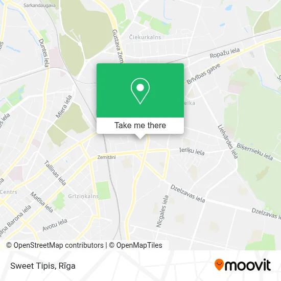 Sweet Tipis map