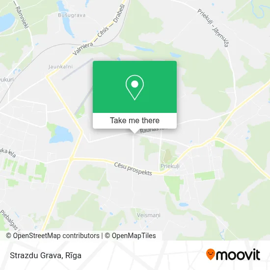 Strazdu Grava map