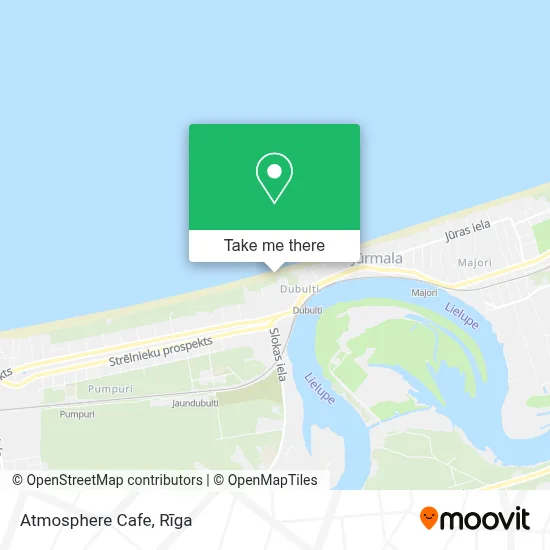 Atmosphere Cafe map
