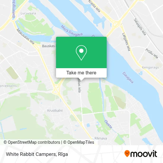 White Rabbit Campers map