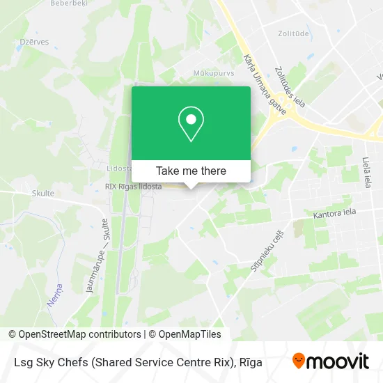 Lsg Sky Chefs (Shared Service Centre Rix) map