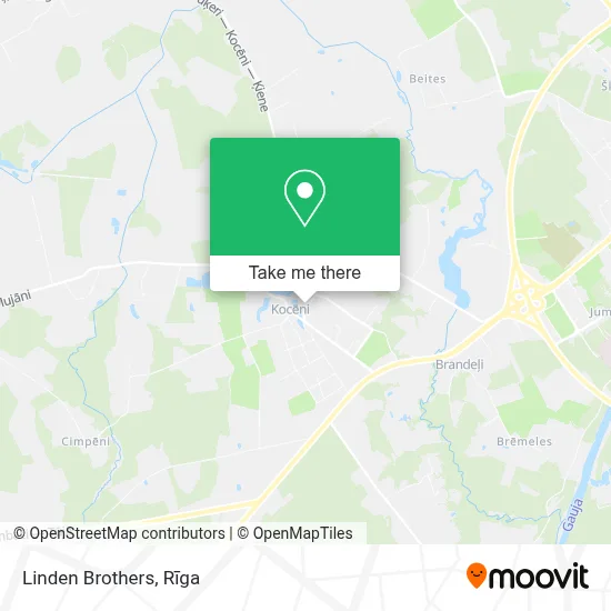 Linden Brothers map