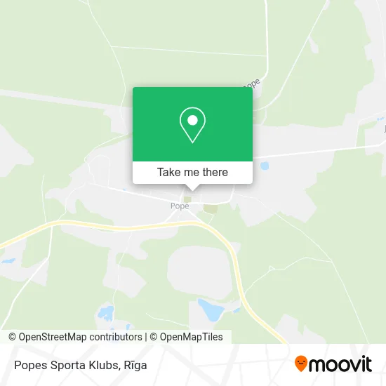 Popes Sporta Klubs map