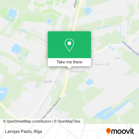 Latvijas Pasts map