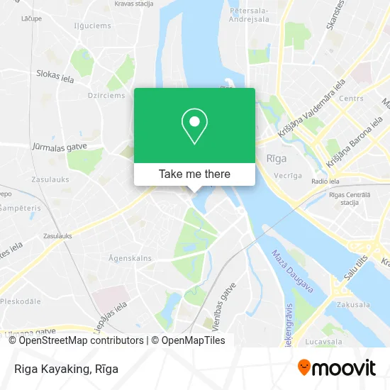Riga Kayaking map