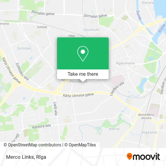 Merco Links map