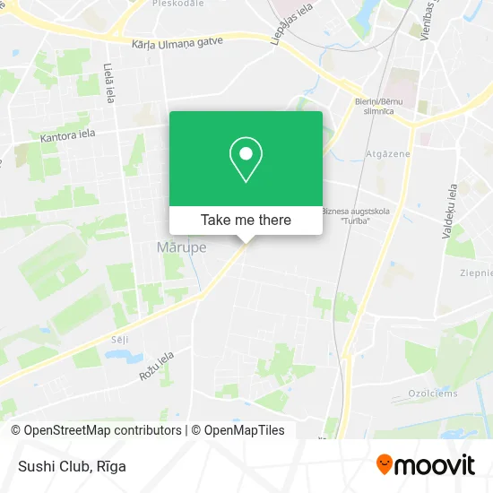 Sushi Club map
