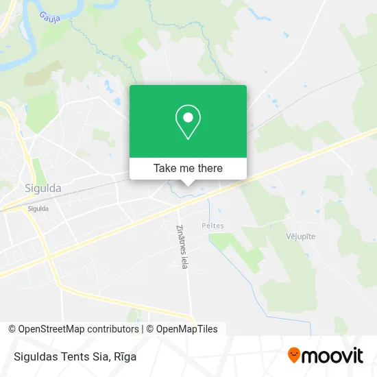 Siguldas Tents Sia map
