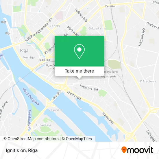Ignitis on map