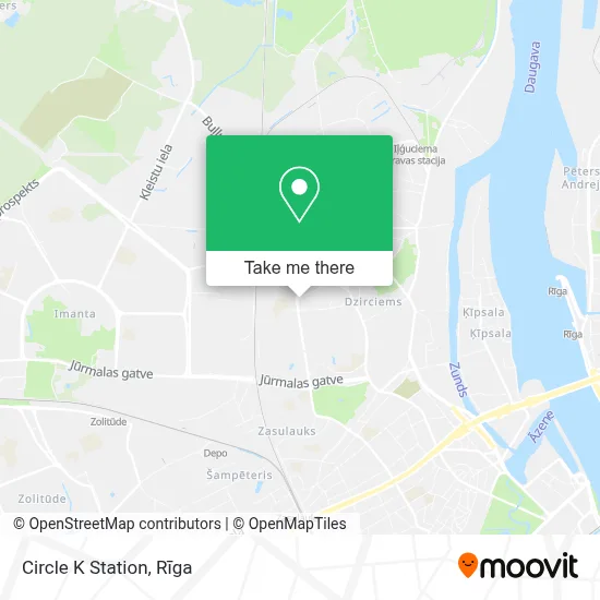 Circle K Station map