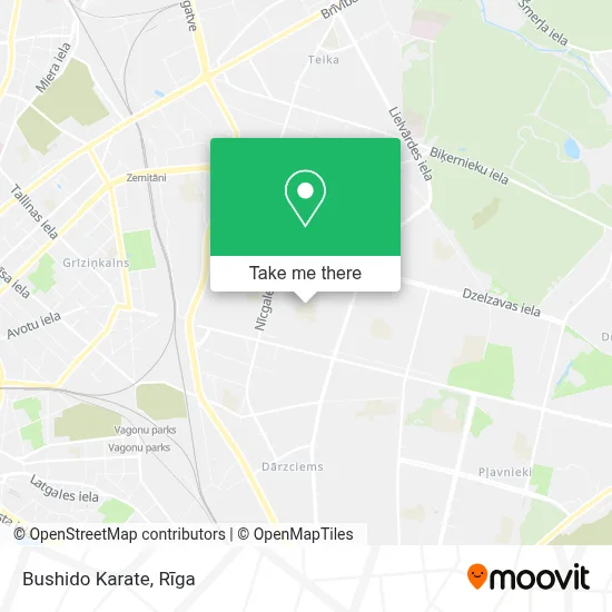 Bushido Karate map
