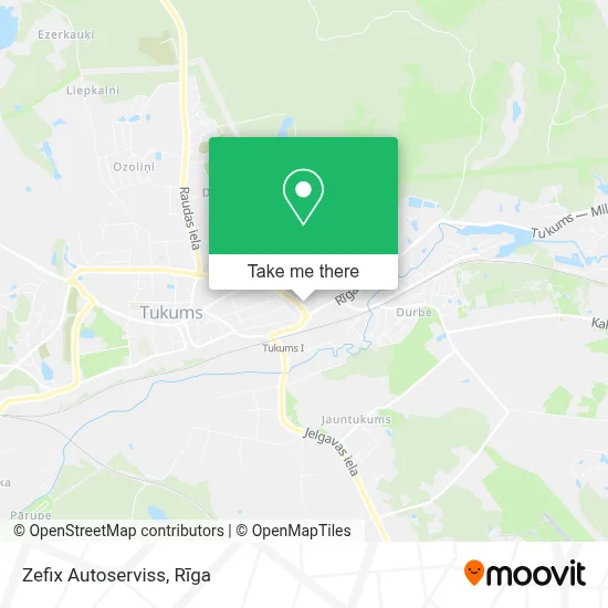 Zefix Autoserviss map