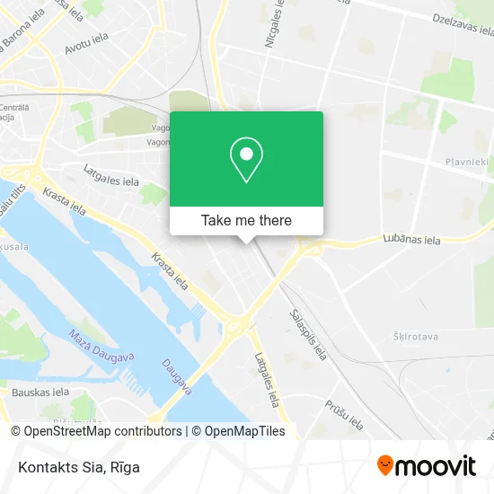 Kontakts Sia map