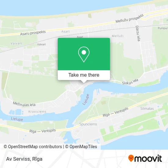 Av Serviss map