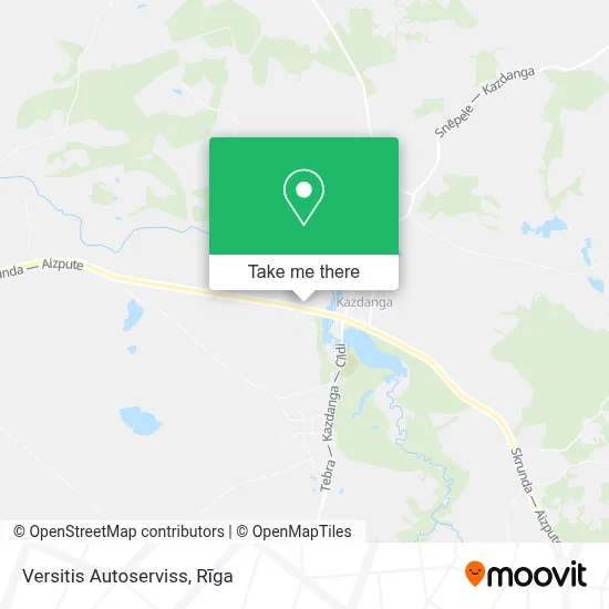 Versitis Autoserviss map
