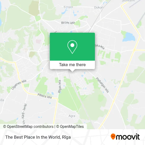 The Best Place In the World map