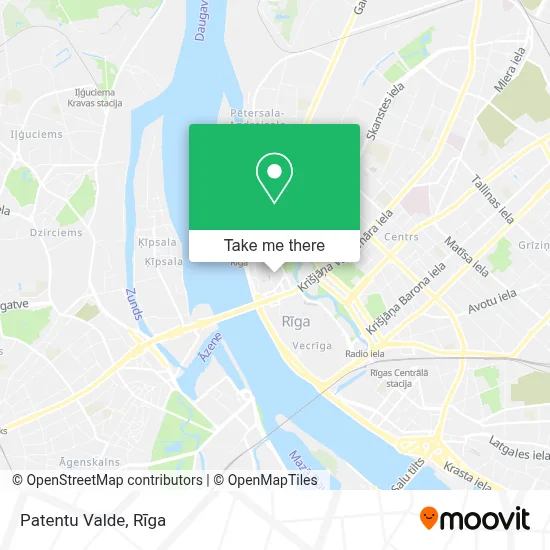 Patentu Valde map