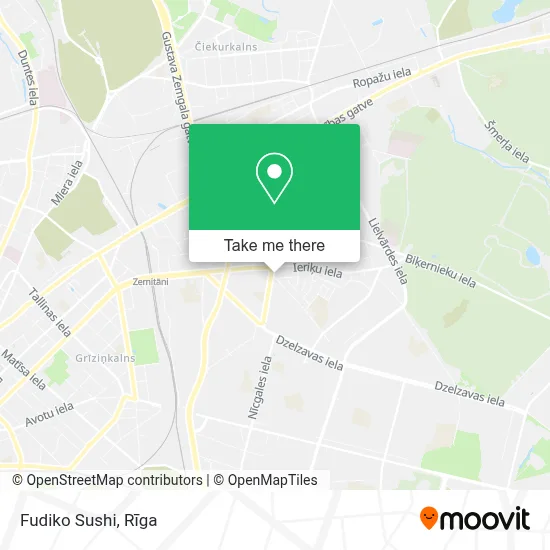 Fudiko Sushi map