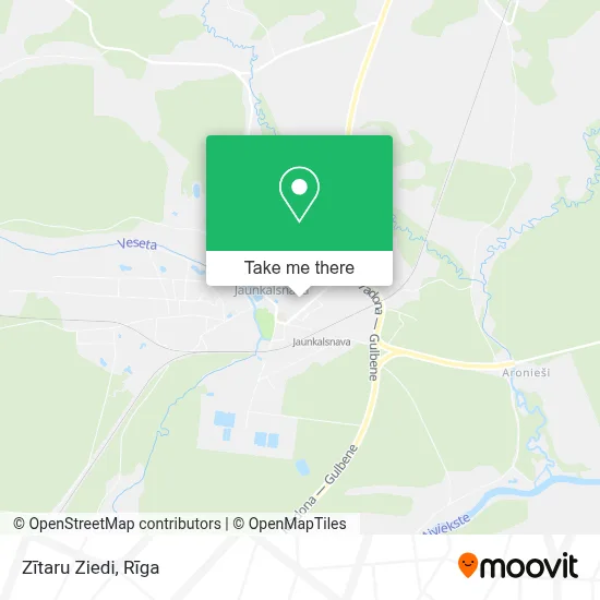 Zītaru Ziedi map