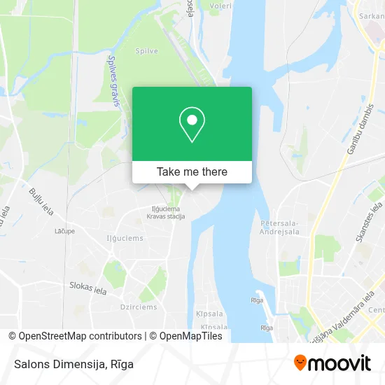 Salons Dimensija map