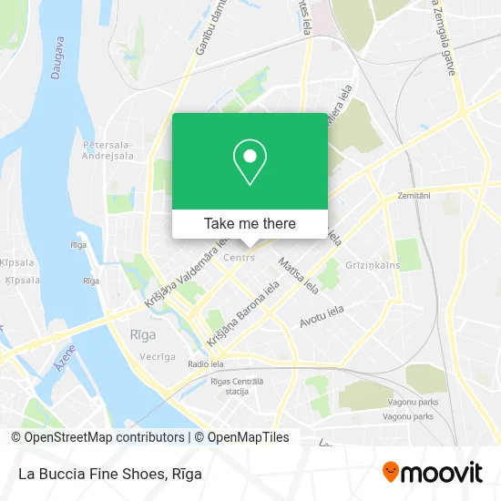 La Buccia Fine Shoes map