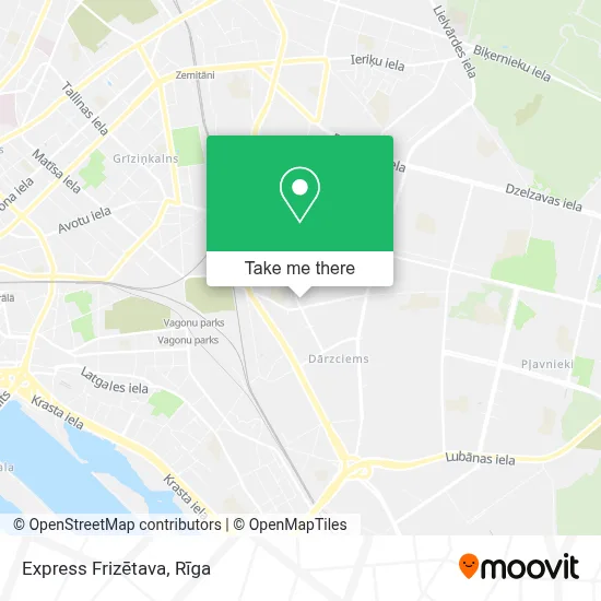 Express Frizētava map